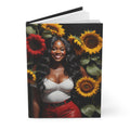 Sunflower Rose Diva | Hardcover Journal