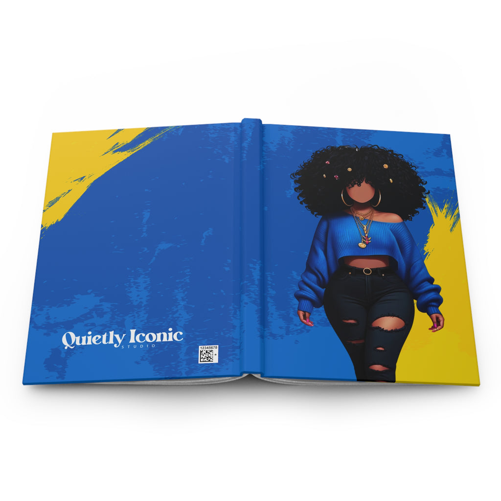 Baddie Blue | Hardcover Journal