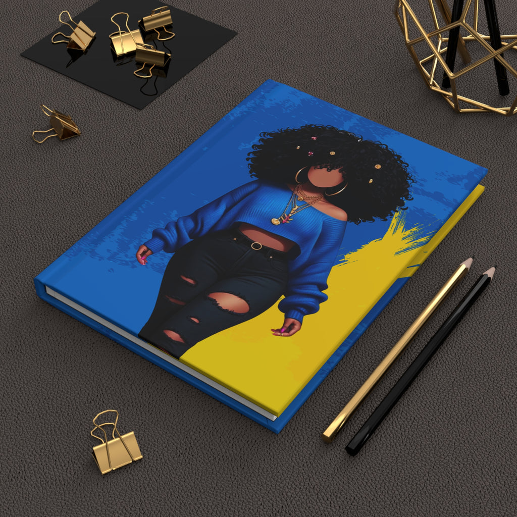 Baddie Blue | Hardcover Journal