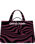 *Pre-Order* Wavey Iconic Tote - Midnight Merlot