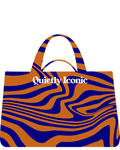 *Pre-Order* Wavey Iconic Tote -  Blue Ember