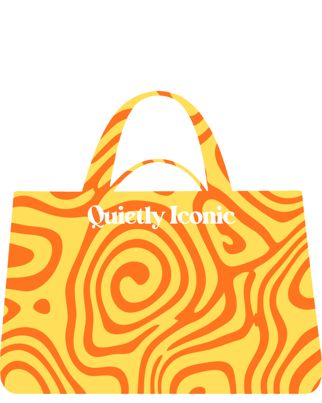 *Pre-Order* Swirl Iconic Tote - Orange Slice