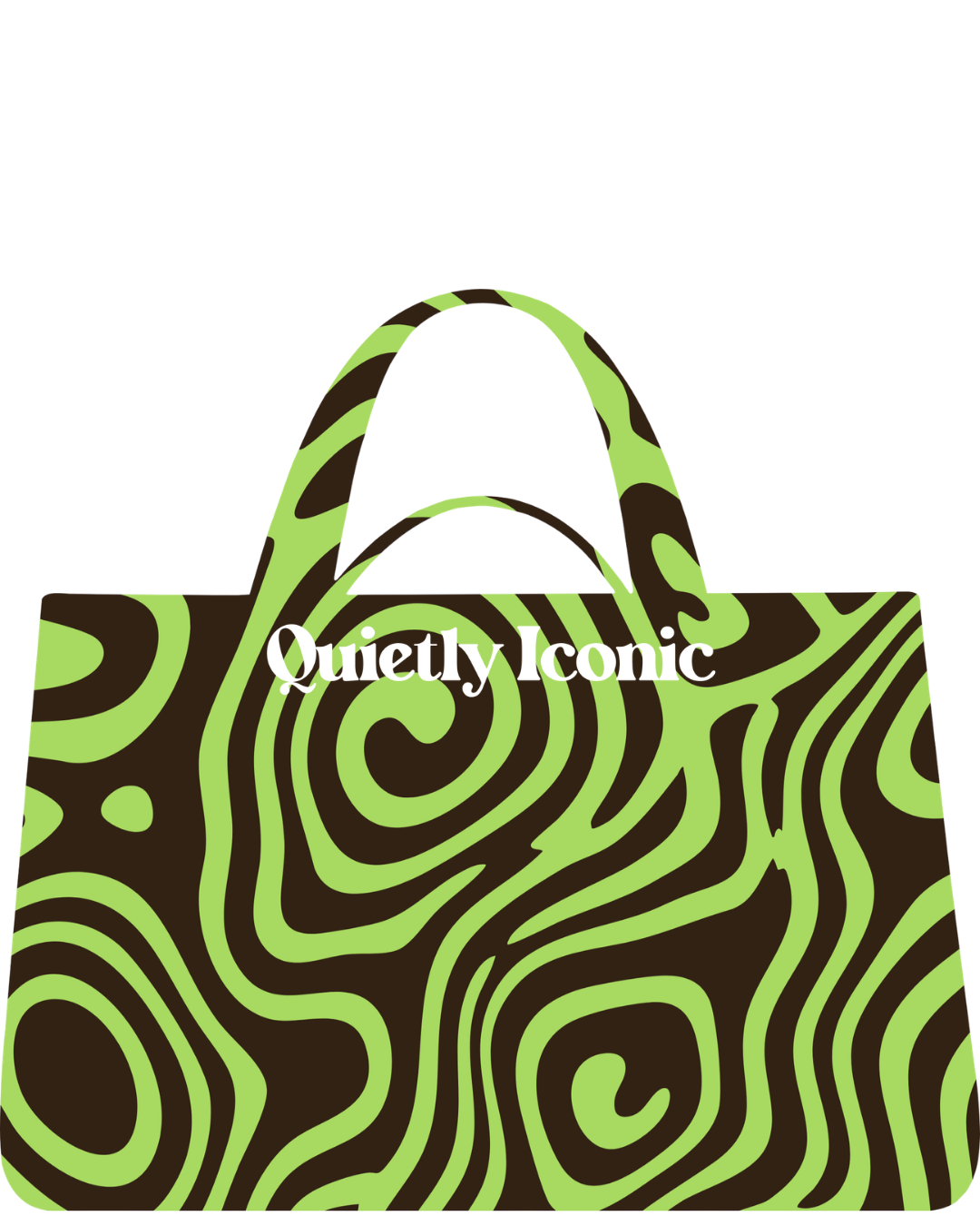 *Pre-Order* Swirl Iconic Tote - Green Goddess