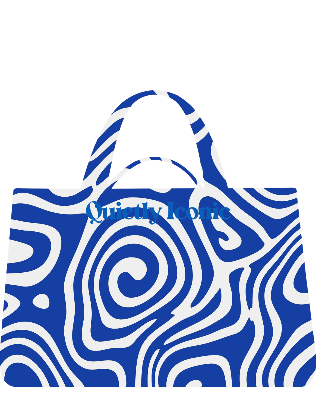 *Pre-Order* Swirl Iconic Tote - Blue Groove