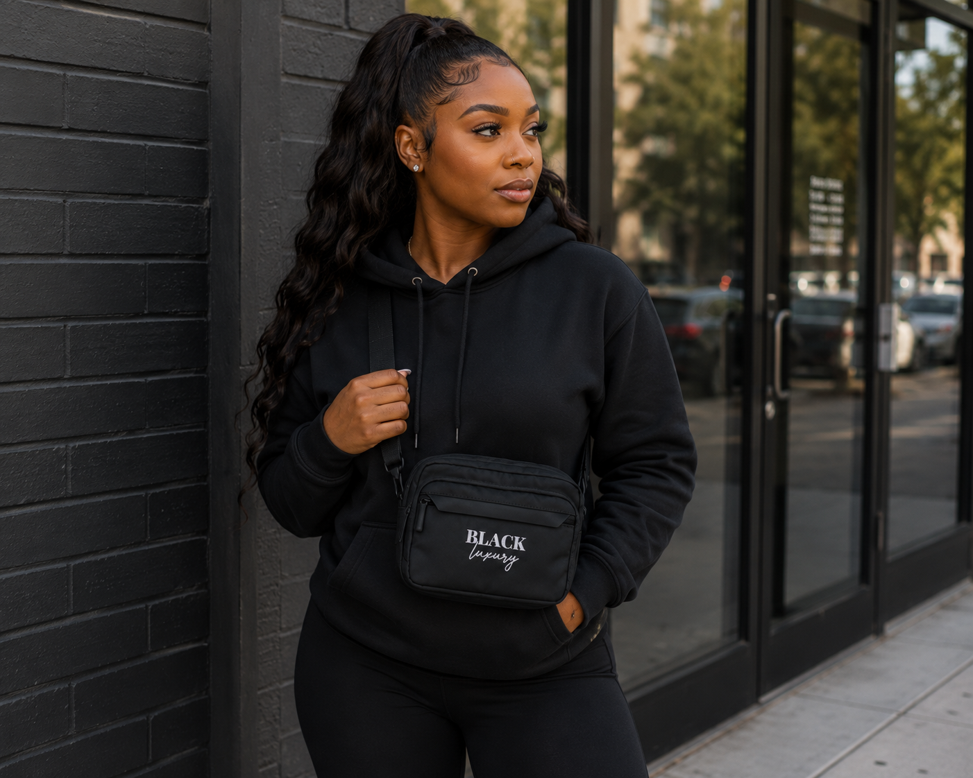 Black Luxury | Crossbody Bag