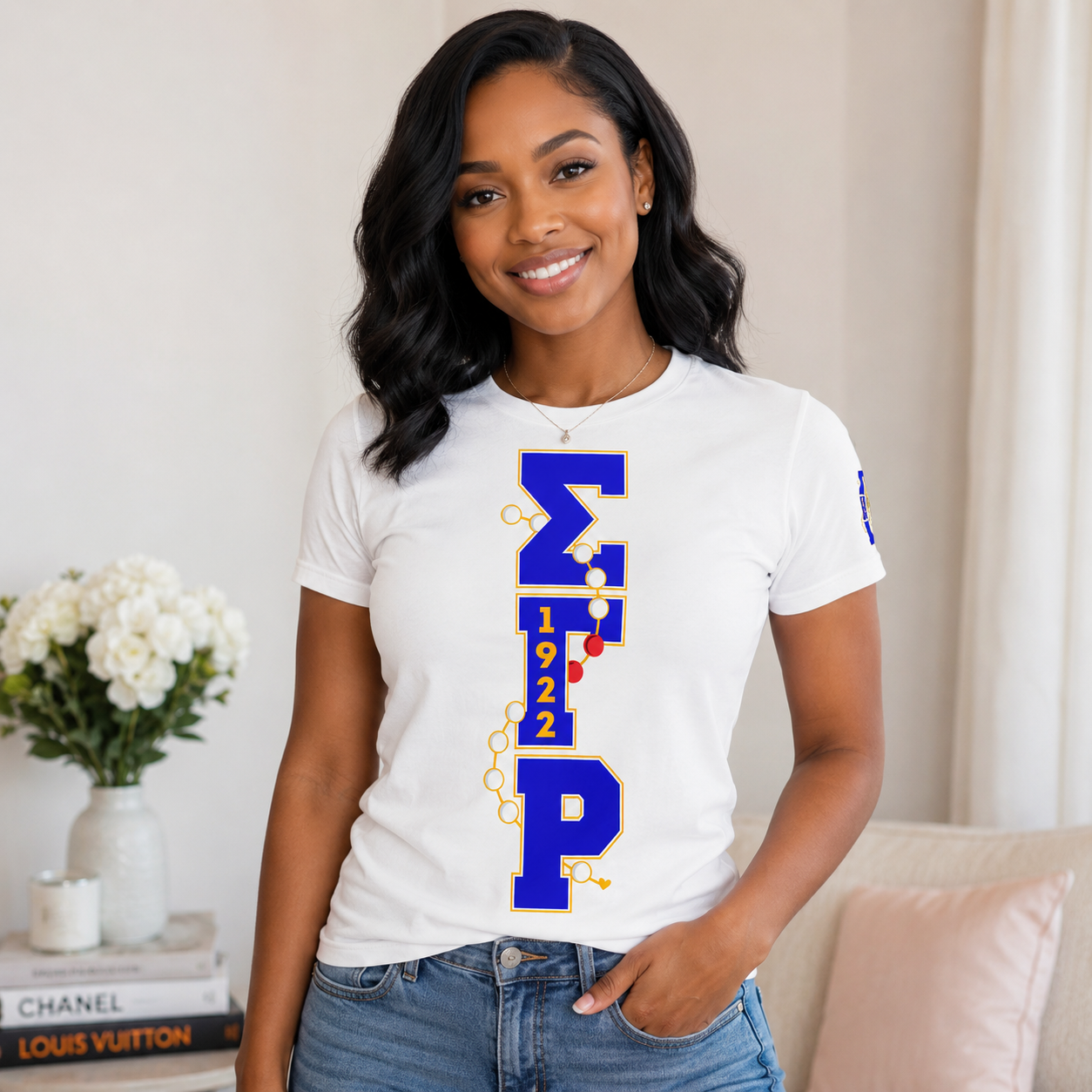 SGRHO | ΣΓΡ Pearls T-Shirt