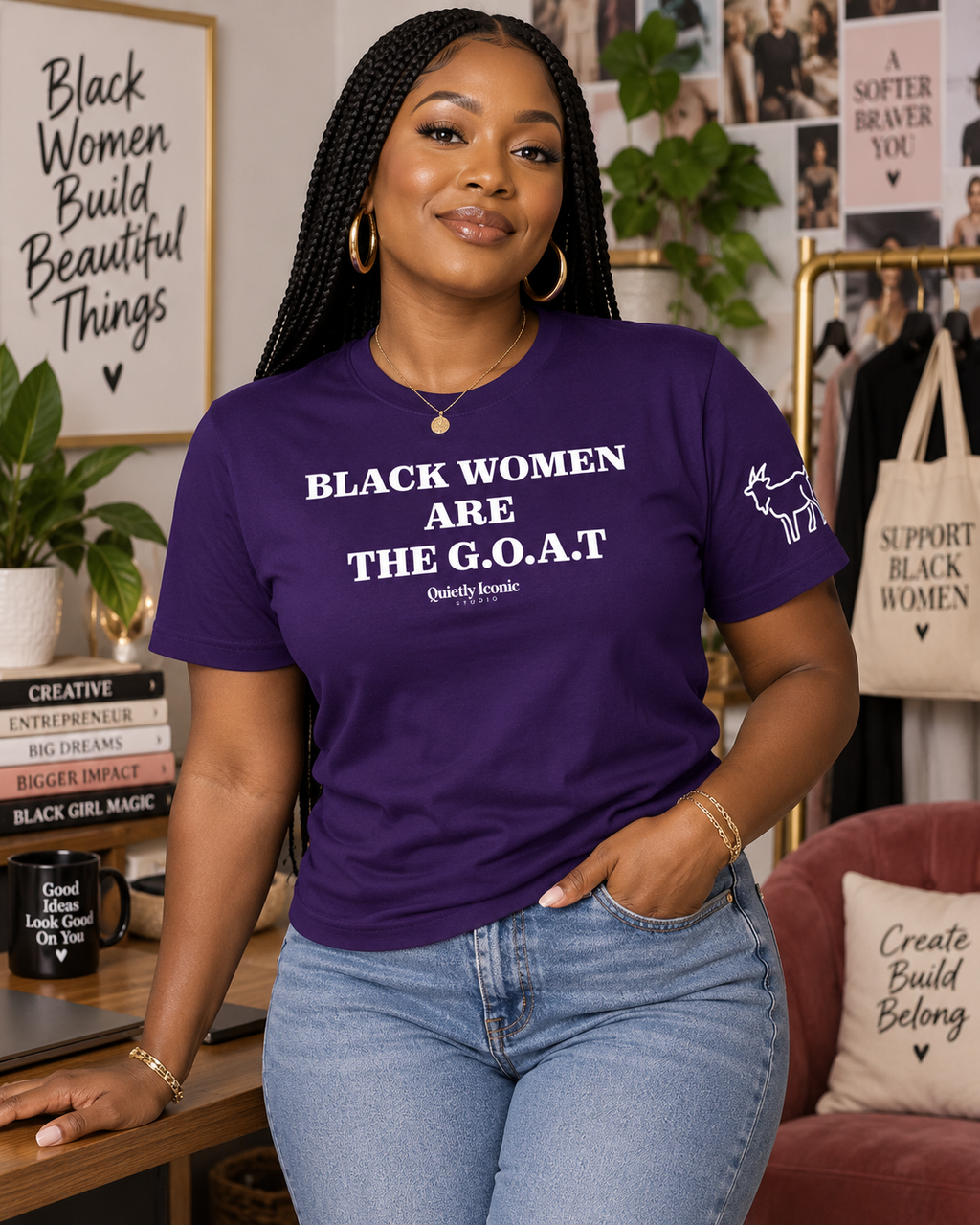 Black Women Are The GOAT | T-Shirt
